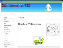 Tablet Screenshot of gluehwuermchen-mg.de